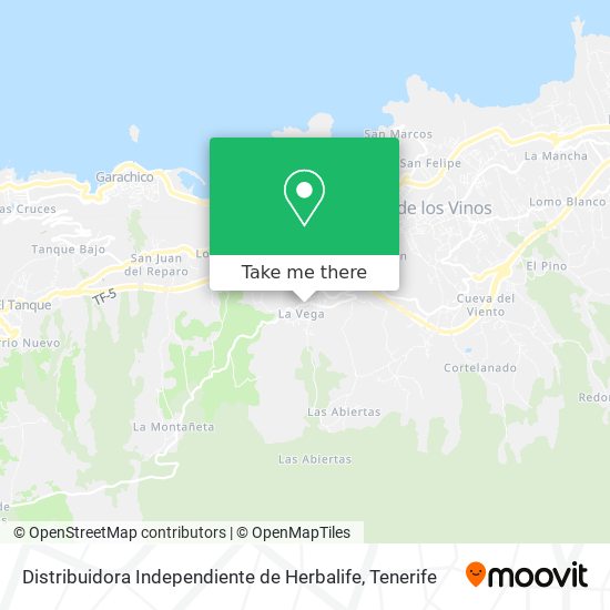 Distribuidora Independiente de Herbalife map