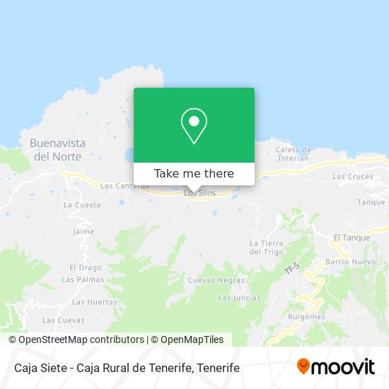 Caja Siete - Caja Rural de Tenerife map