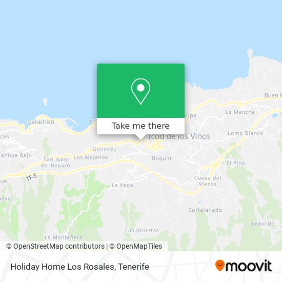 Holiday Home Los Rosales map