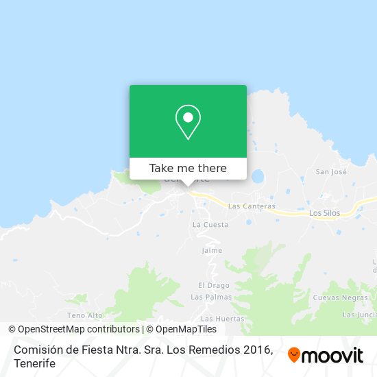 Comisión de Fiesta Ntra. Sra. Los Remedios 2016 map