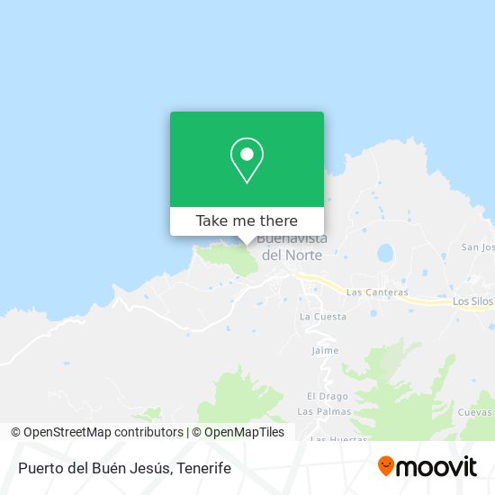 Puerto del Buén Jesús map