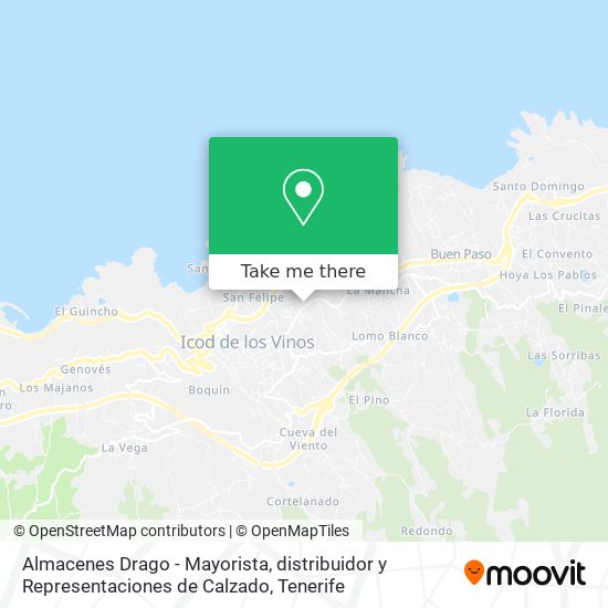 Almacenes Drago - Mayorista, distribuidor y Representaciones de Calzado map