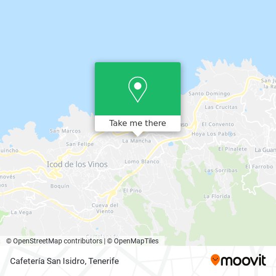 Cafetería San Isidro map