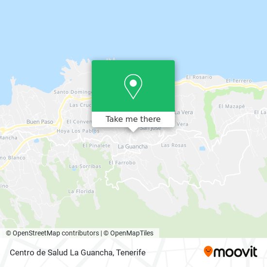 mapa Centro de Salud La Guancha