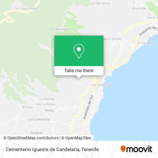 Cementerio Igueste de Candelaria map