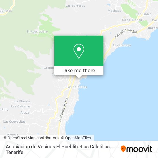 mapa Asociacion de Vecinos El Pueblito-Las Caletillas