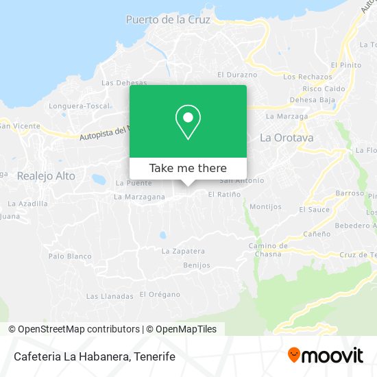 Cafeteria La Habanera map
