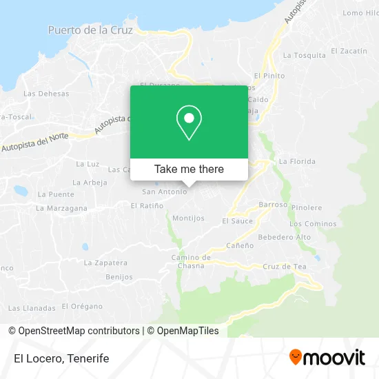 El Locero map