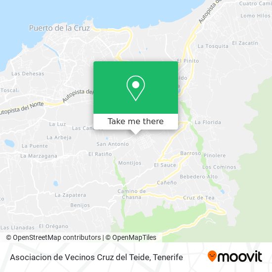 Asociacion de Vecinos Cruz del Teide map