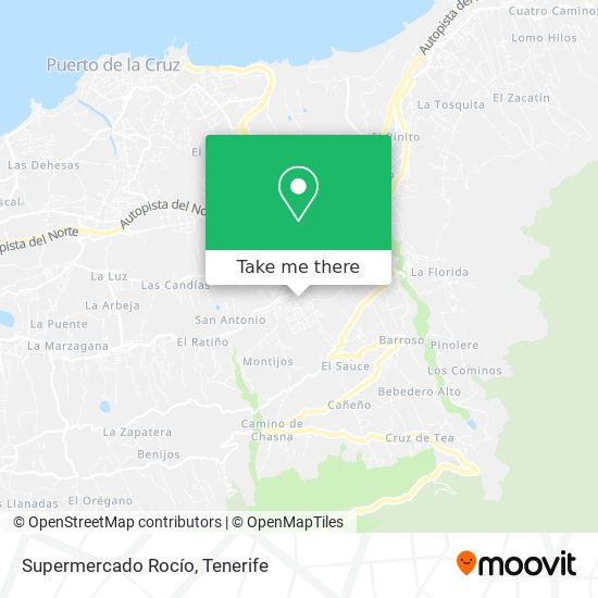 Supermercado Rocío map