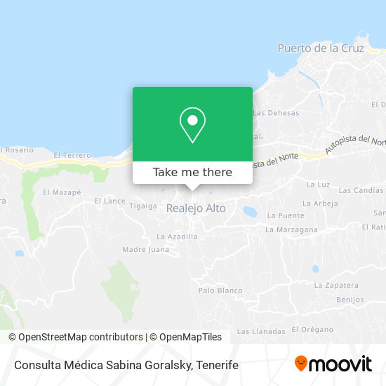 Consulta Médica Sabina Goralsky map