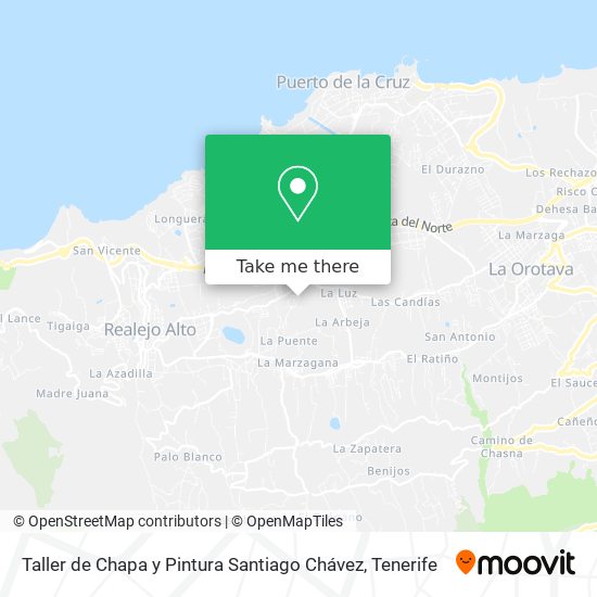 Taller de Chapa y Pintura Santiago Chávez map