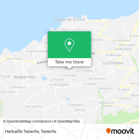 Herbalife Tenerife map