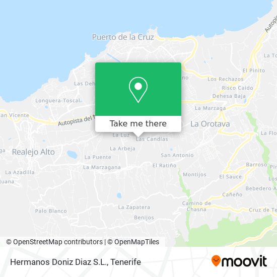 Hermanos Doniz Diaz S.L. map