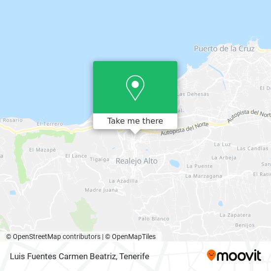 Luis Fuentes Carmen Beatriz map