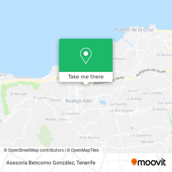 Asesoría Bencomo González map