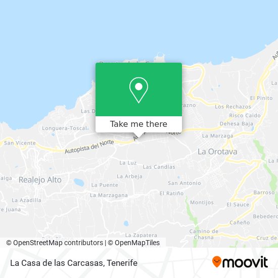 La Casa de las Carcasas map