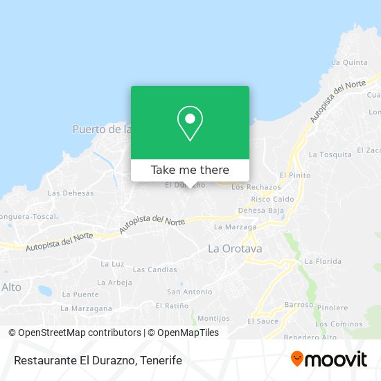 Restaurante El Durazno map