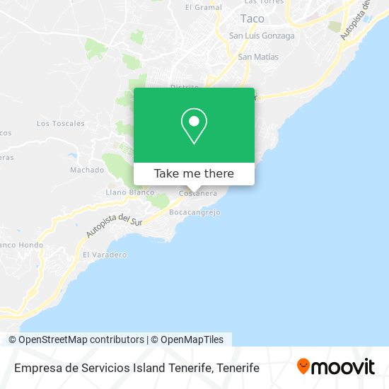 Empresa de Servicios Island Tenerife map