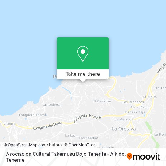 Asociación Cultural Takemusu Dojo Tenerife - Aikido map