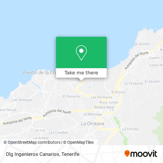 Dlg Ingenieros Canarios map