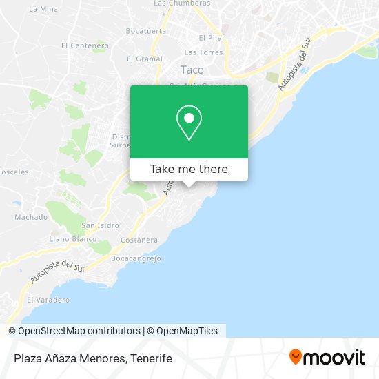 Plaza Añaza Menores map