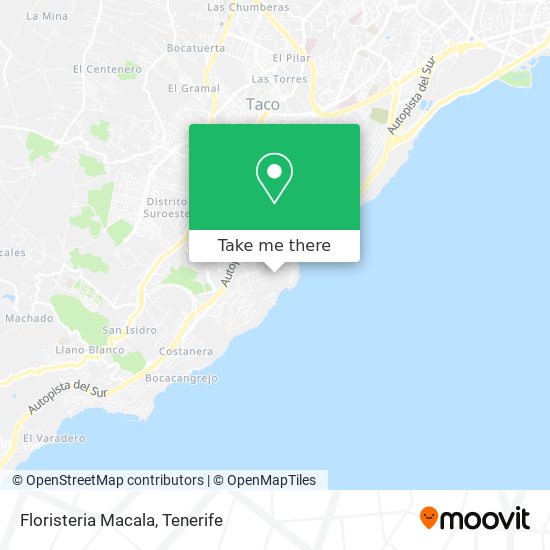 How to get to Floristeria Macala in Santa Cruz De Tenerife by Bus?