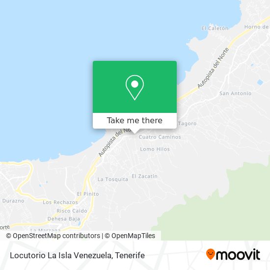 Locutorio La Isla Venezuela map