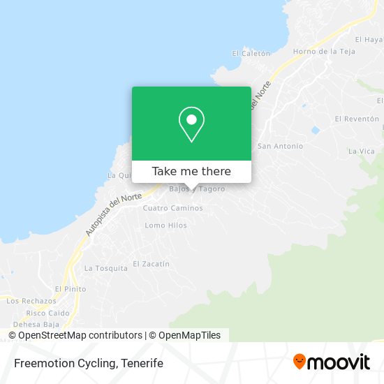 mapa Freemotion Cycling