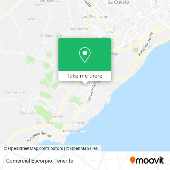 Comercial Escorpio map
