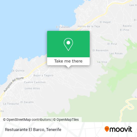 Restuarante El Barco map