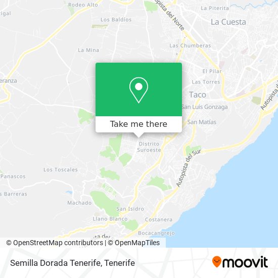 Semilla Dorada Tenerife map