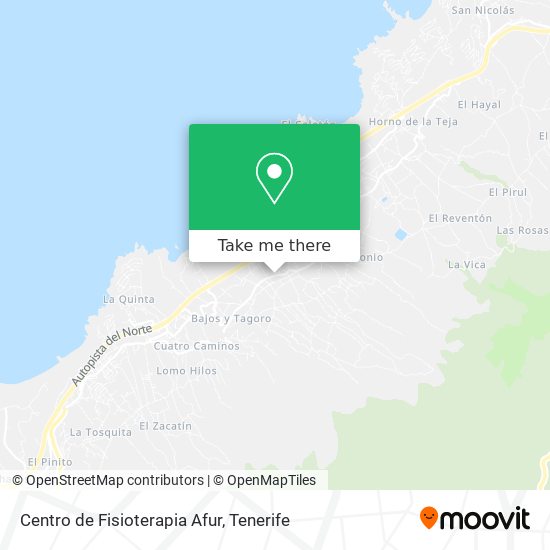 Centro de Fisioterapia Afur map