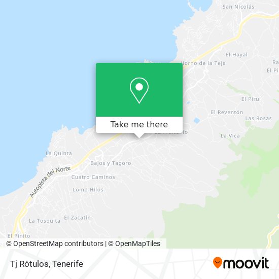 Tj Rótulos map