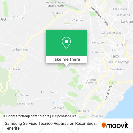 Samsung Servicio Técnico Reparación Recambios map