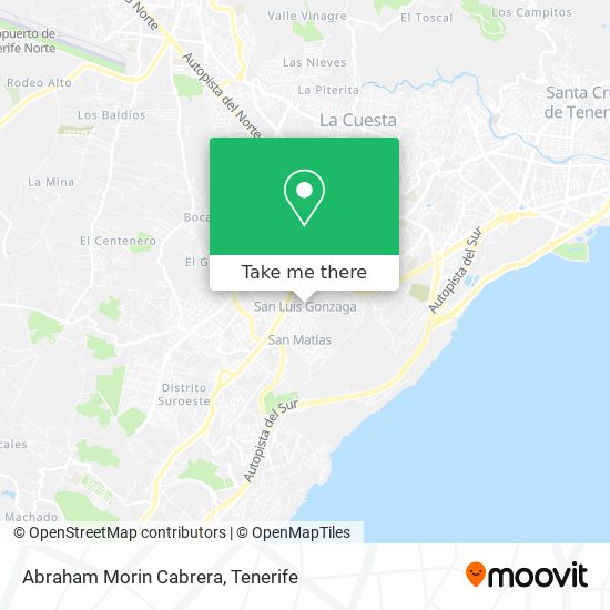 Abraham Morin Cabrera map