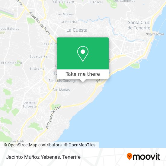 Jacinto Muñoz Yebenes map