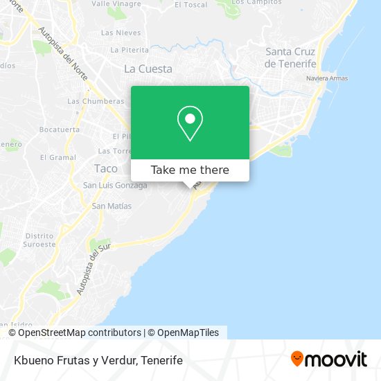 Kbueno Frutas y Verdur map