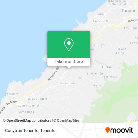 mapa Conytran Tenerife