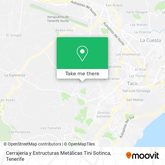 Cerrajería y Estructuras Metálicas Tini Sotinca map