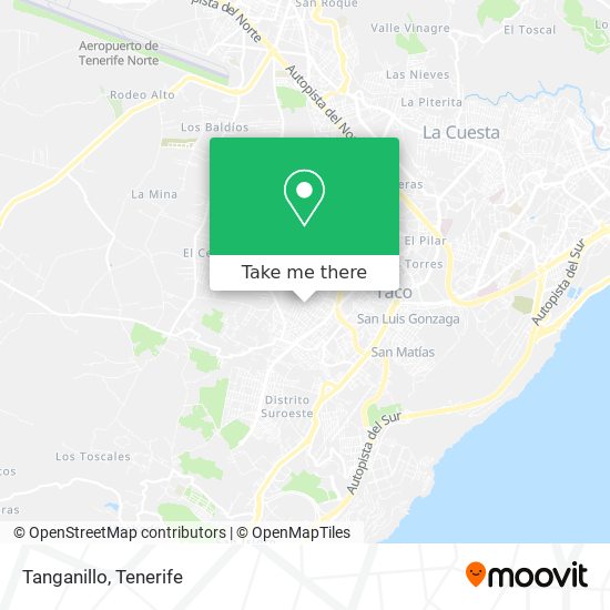 Tanganillo map