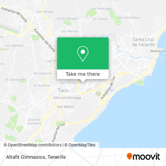 Altafit Gimnasios map