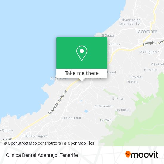 Clinica Dental Acentejo map