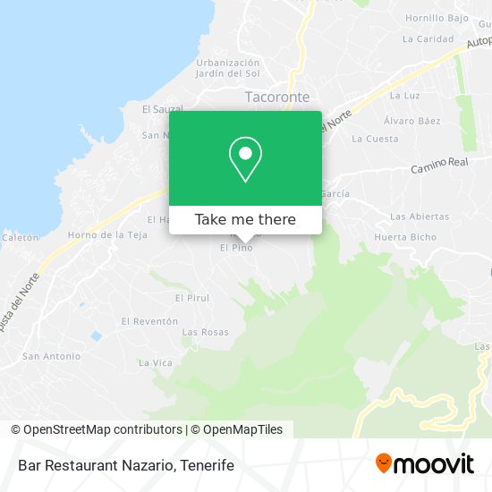 Bar Restaurant Nazario map