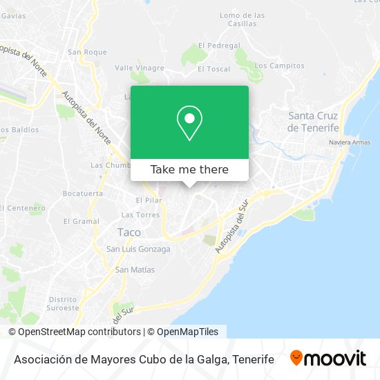 Asociación de Mayores Cubo de la Galga map