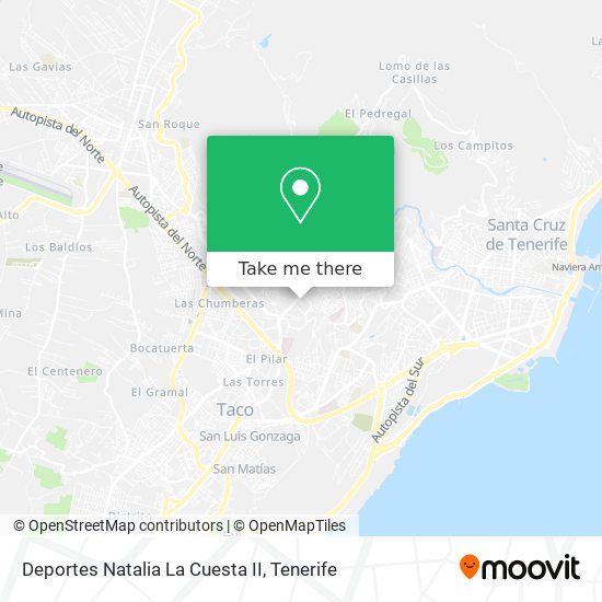 Deportes Natalia La Cuesta II map