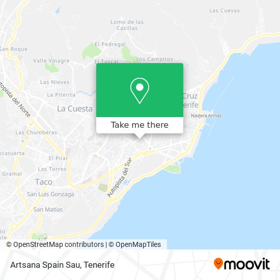 Artsana Spain Sau map