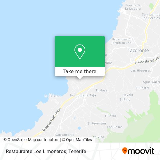 Restaurante Los Limoneros map