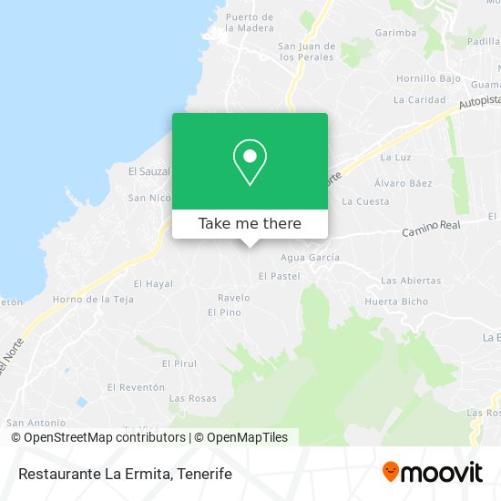 mapa Restaurante La Ermita