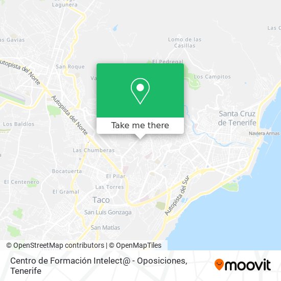 Centro de Formación Intelect@ - Oposiciones map